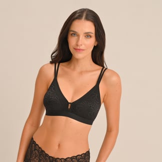 BLU - Bralette con encaje sin varilla