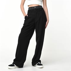 DENIMLAB - Pantalón Palazzo Mujer Tiro alto