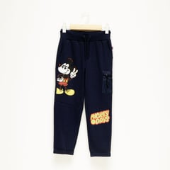 STD CHARACTERS - Pantalón Niño Cintura elásticada Mickey Jogger Algodón