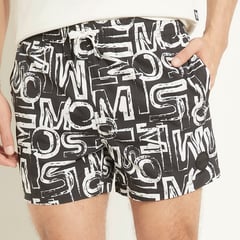 MOSSIMO - Pantaloneta de baño Hombre con Estampado con Forro