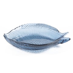 BASEMENT HOME - Fuente Pescado 18Cm Azul