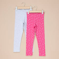 YAMP - Leggings Niña Pack de 2 unidades Algodón