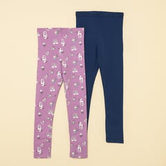 YAMP - Leggings Niña Pack de 2 unidades Algodón