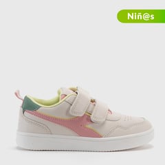 DIADORA - Tenis moda Girl Crego 8 para Niña con Velcro