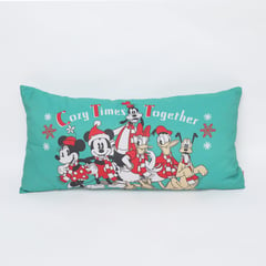 DISNEY - Cojin para sala decorativo navidad Mickey y pluto 30 X 60