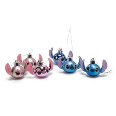 DISNEY - Bolas de navidad Stitch para arbol de navidad set x6 7 cm