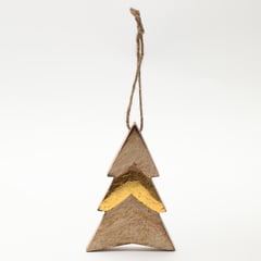 MICA - Adorno colgante Pino para arbol de navidad 13 cm