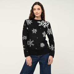 DENIMLAB - Saco Navideño Mujer con Estampado