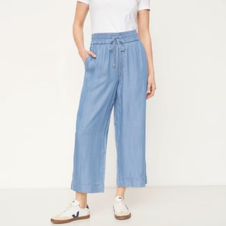 NEWPORT - Pantalón Culotte Mujer Tiro alto