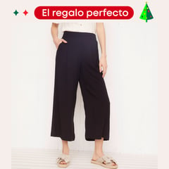 UNIVERSITY CLUB - Pantalón Culotte Mujer Tiro alto