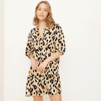 UNIVERSITY CLUB - Vestido Mujer Corto Animal print