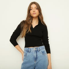 SYBILLA - Saco Mujer Crop