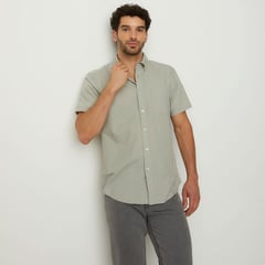 NEWPORT - Camisa Hombre Manga corta Slim