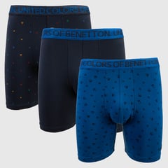 BENETTON - Boxers Hombre Pack de 3 de Algodón