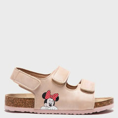 DISNEY - Sandalias Minnie Mouse para Niña con Velcro