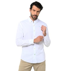 LA MARTINA - Camisa Hombre Manga larga de Algodón