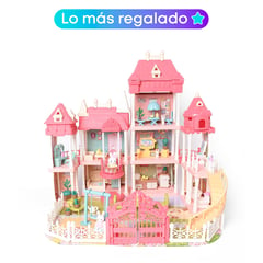 KIDS N PLAY - Casa de muñecas gigante Dreamy Bay conejos