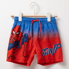 DISNEY - Pantaloneta de baño Niño Estampado Cintura elásticada Spider-Man