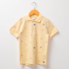 YAMP - Camiseta Polo Niño Manga corta Algodón