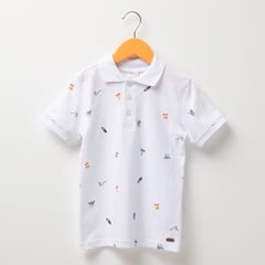 YAMP - Camiseta Polo Niño Manga corta Algodón