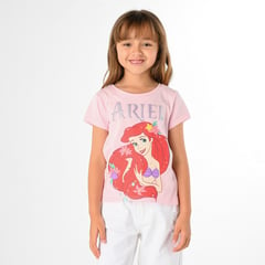 PRINCESS - Camiseta Niña con Estampado Manga corta Algodón