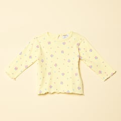 YAMP - Blusa Niña con Estampado Manga larga Algodón