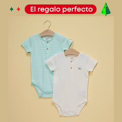 YAMP - Body Bebé niña Pack de 2 unidades Algodón