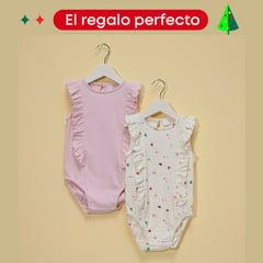 YAMP - Body Bebé niña Pack de 2 unidades Algodón