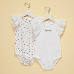 YAMP - Body Bebé niña Pack de 2 unidades Algodón