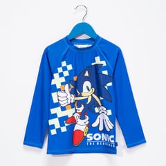 undefined - Camiseta UV Niño Manga larga Sonic