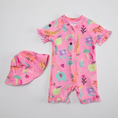 YAMP - Vestido de baño Niña con Estampado