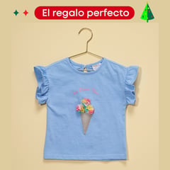 YAMP - Blusa Bebé niña Tiro medio