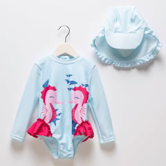 YAMP - Vestido de baño Niña con Estampado