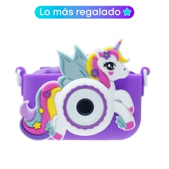 KIDS N PLAY - Cámara para niños digital de Unicornio, graba videos y toma fotos