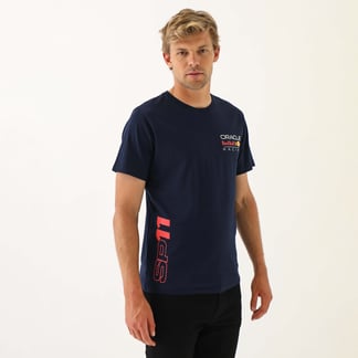 REDBULL - Camiseta Manga Corta de Algodón Oracle Red Bull Racing