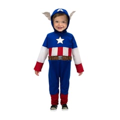 MARVEL - Disfraz infantil Capitan America Bebe