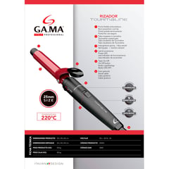 GAMA - Rizador De Pelo New Tourmaline