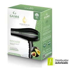 GAMA - Secador de cabello Bora Essencia Avocado 1900W, secador de pelo con aceite de aguacate, macadamia y vitamina E