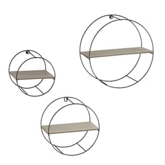 SOH DESIGN - Set x 3 Repisas Circulares Cobrizo