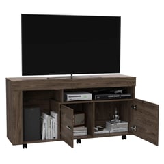 RTA DESIGN - Mueble de Televisión Moderno de 136.2 x 70 x 37.8 cm para Televisores de Hasta 46 Pulgadas, RTA Muebles