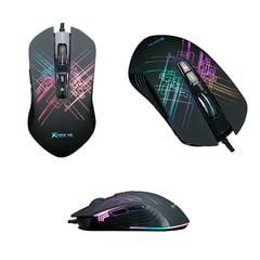 XTRIKE ME - Mouse Gamer RGB para PC USB 7 Botones 4800 DPI con cable | Conexión USB. Compatibilidad Windows