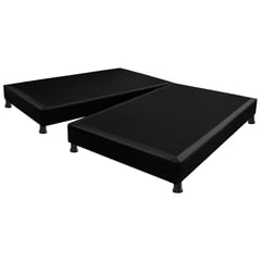 DORMILANDIA - Base Cama Dividida Tamaño Queen en Madera, 160 x 190 cm