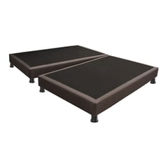 DORMILANDIA - Base Cama Dividida Tamaño Doble en Madera, 140 x 190 cm