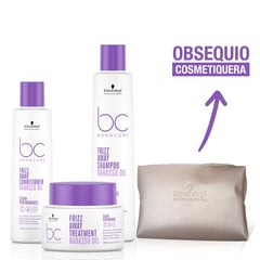 BONACURE BY SCHWARZKOPF - Tratamiento capilar Frizz Away Incluye: 4 productos