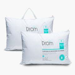 DROM - Set x2 Almohadas Microfibra 50 x 70 cm