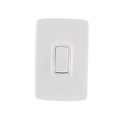 LUMINEX - Interruptor sencillo arquea blanco