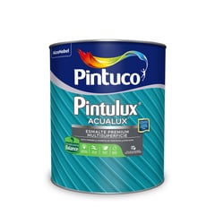 PINTUCO - Esmalte a Base de Agua Acualux 1 Galón Interior y Exterior Blanco