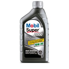 MOBIL - Aceite 10W-30 Super 2000 1/4Gl 1