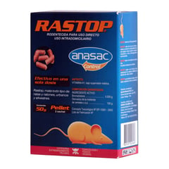 ANASAC - Raticida Pellets Rastop X 50 G