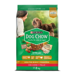 DOG CHOW - Alimento Seco Para Perro Adulto Raza Pequeña 8 kg